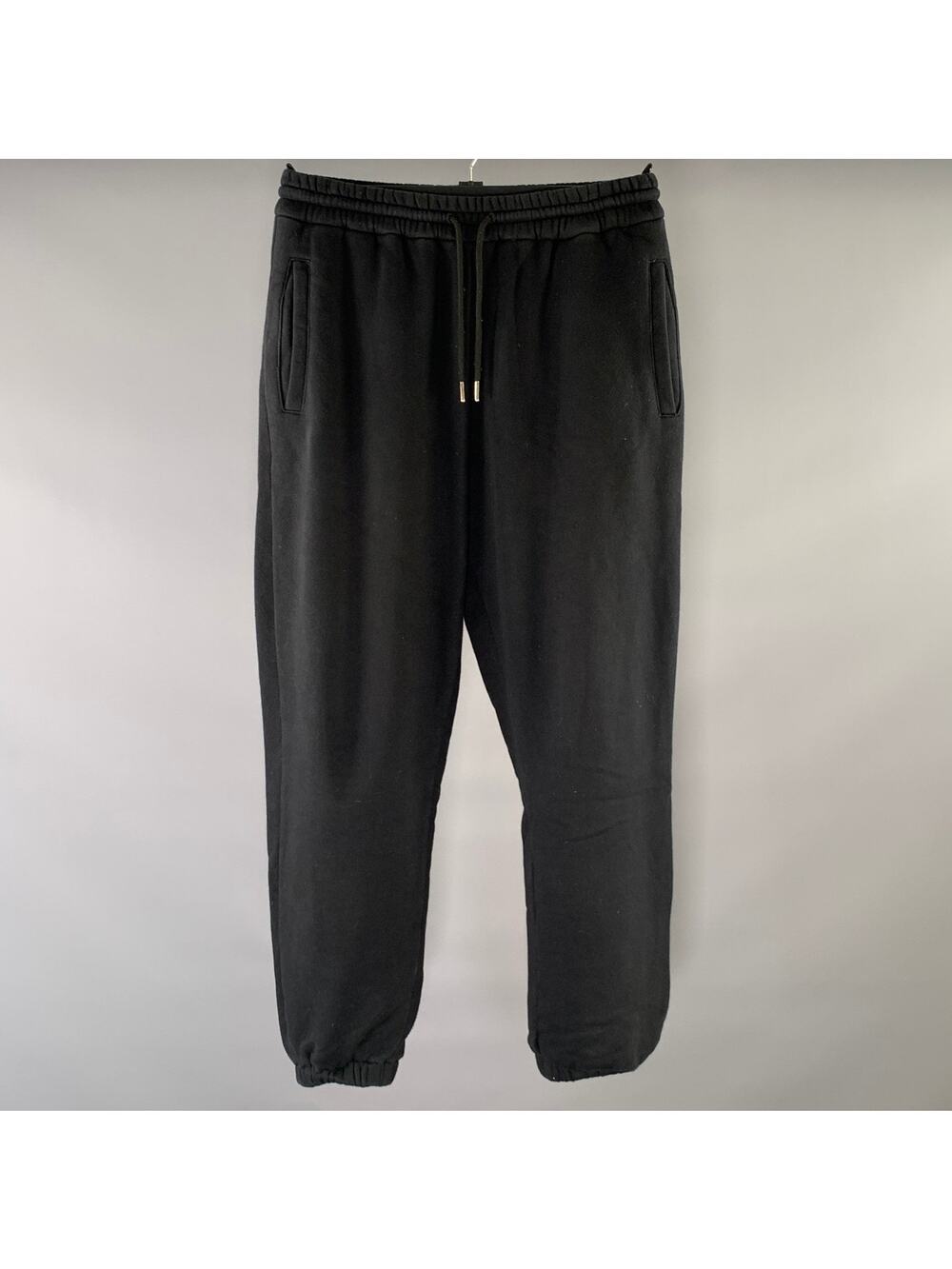 GUCCI Size L Black Cotton Sweatpants Casual Pants